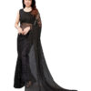 black saree