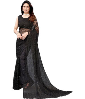 black saree